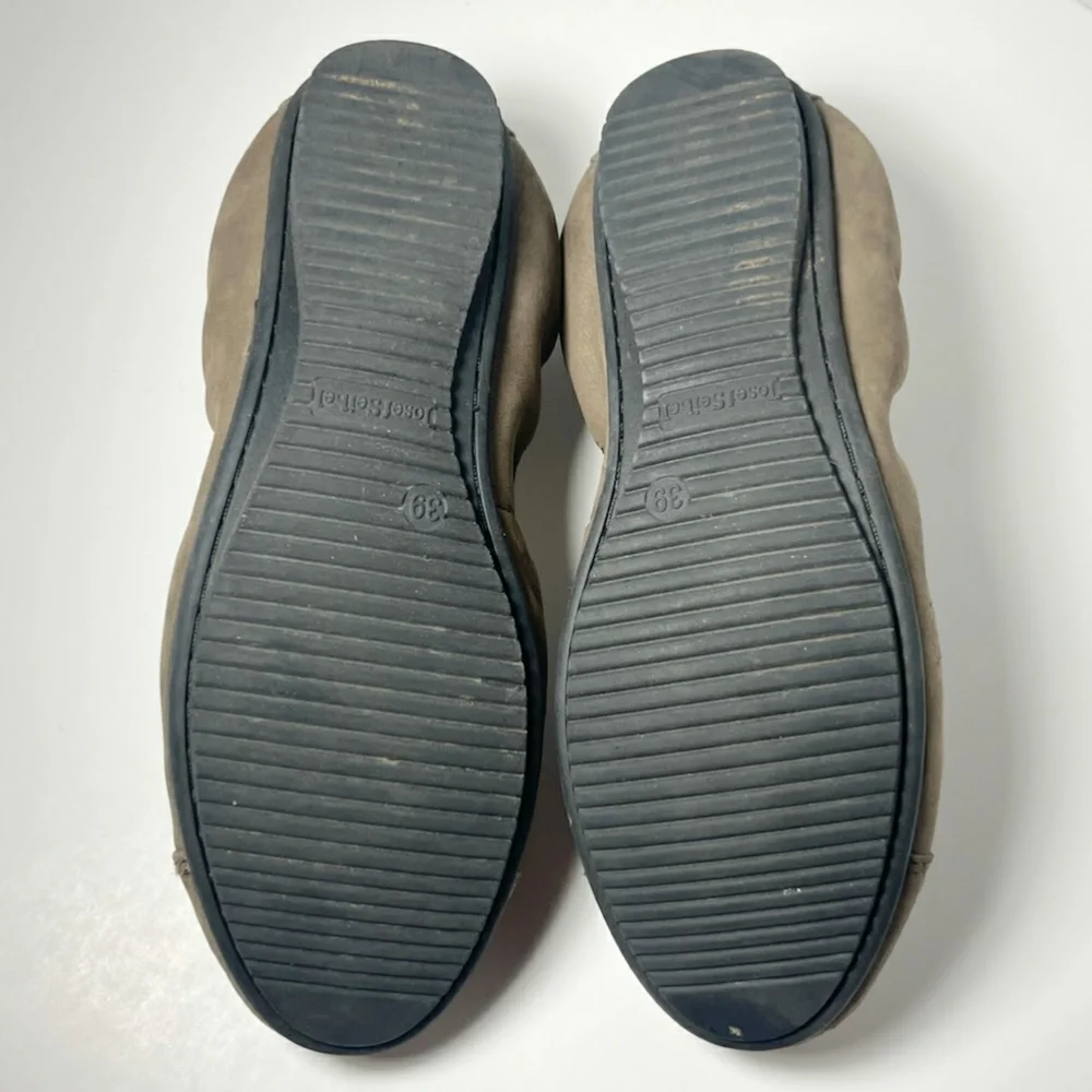 Josef seibel's - brown nubuck ballet flats